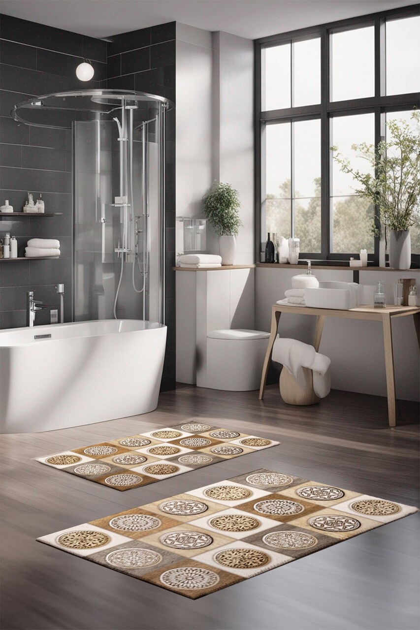 Set covorase de baie, L'essentiel Maison, CT-5351, Multicolor - imagine 4